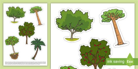 Tree Clip Art Cut Outs Teacher Made Twinkl Clip Art Library