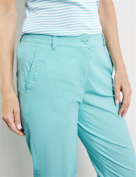 Kes꞉sy Chino Mit Dehnbund In Blau Gerry Weber