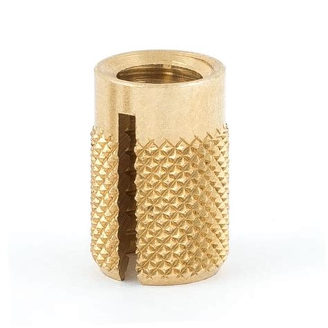 E Z Press Threaded Insert Flush Brass