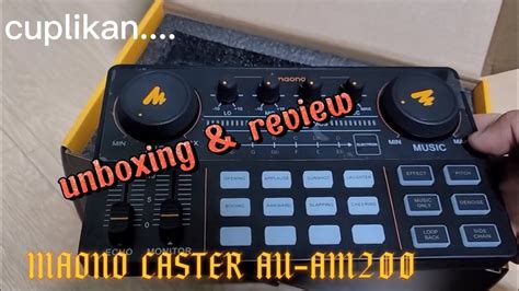 Unboxing Review Maono Mt Maono Caster Lite Au Am Youtube