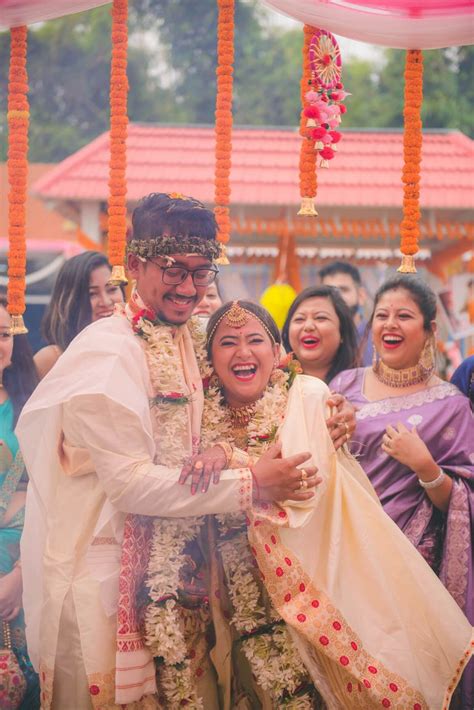 A Gorgeous Assamese Wedding With Cutesy Diy Elements