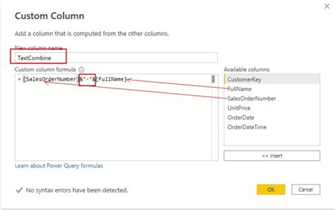 Concatenate Two Columns In Power Query Editor Printable Timeline