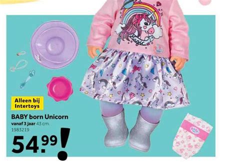 Baby Born Unicorn Speelgoed Aanbieding Bij Intertoys 1Folders Nl