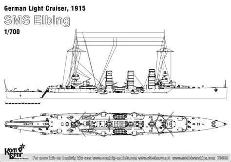 Nnt Modell Sms Elbing Light Cruiser 1915 Purchase Online