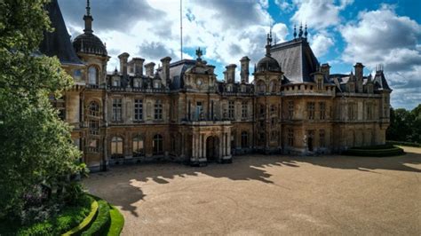 Filming at Waddesdon Manor