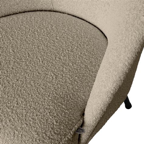 Bepurehome Vogue Fauteuil Boucle Beige Deens