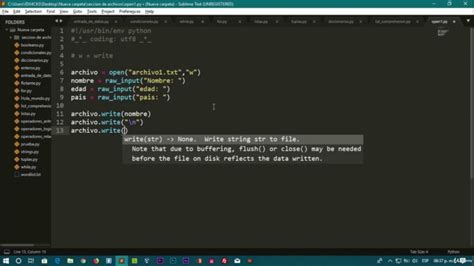 Programacion Python 2020 028 Escribir Ficheros Curso De Python Youtube