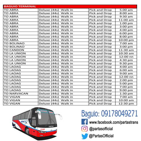 Partas Bus Baguio To Vigan Partas Online Booking Partas Bus