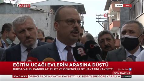 Trt Haber Canl On Twitter Bursa Da U Ak Kazas Bursa Valisi Yakup