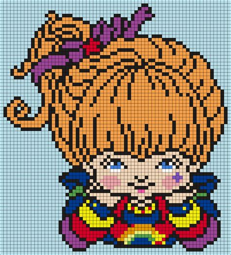 Rainbow Brite Square Perler Bead Pattern Bead Sprites Characters