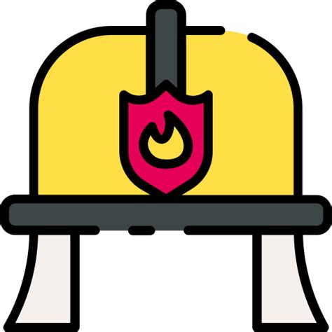 Firefighter Helmet Good Ware Lineal Color Icon