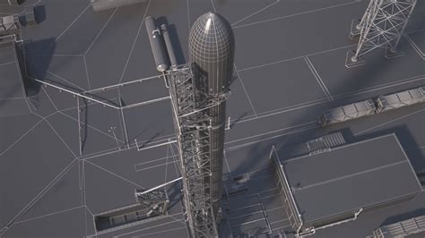 SpaceX Launch Pad Complex - 3D Model by SQUIR