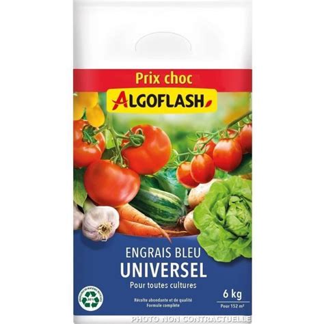 Engrais Bleu Universel ALGOFLASH NATURASOL 6 Kg Cdiscount Jardin