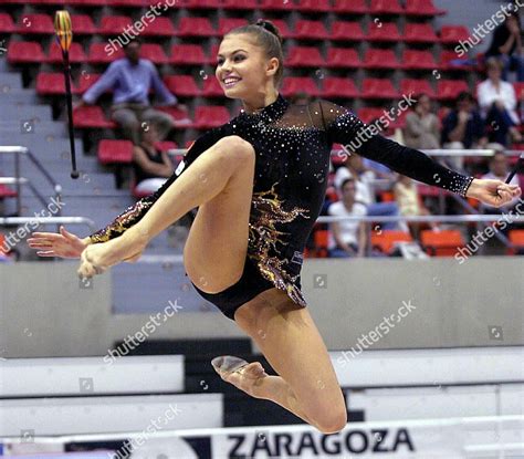 Russian Gymnast Alina Kabaeva Performs During Editorial Stock Photo - Stock Image | Shutterstock