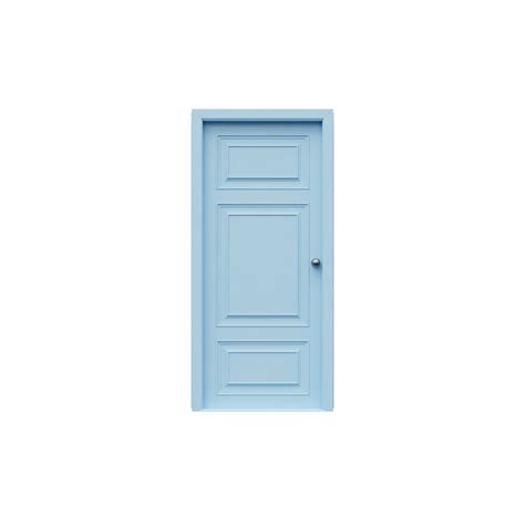 turquoise Color closed Door isolated 18754238 PNG