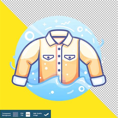 Vector Cute Shirt Cartoon Icon Transparent Background Png Psd Premium