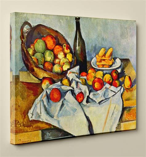 Paul C Zanne S The Basket Of Apples X Canvas Wrap Print Etsy