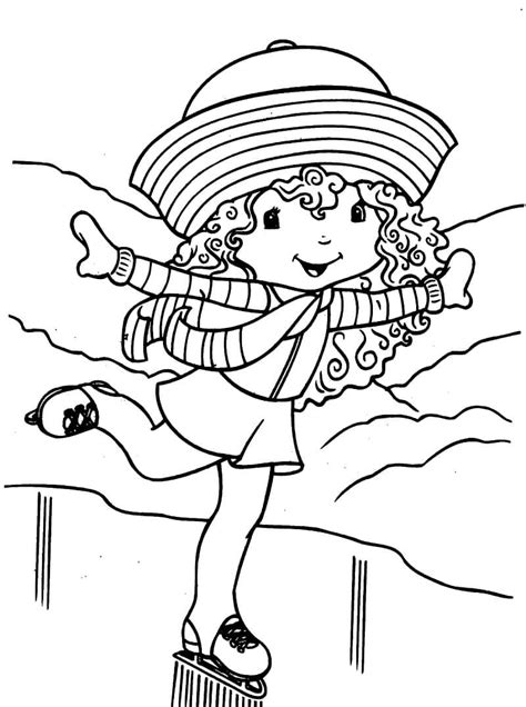 Strawberry Shortcake Ballerina Coloring Pages