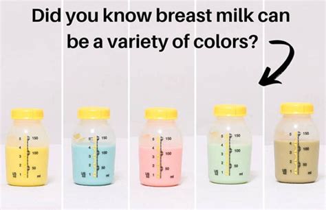 Breast Milk Color