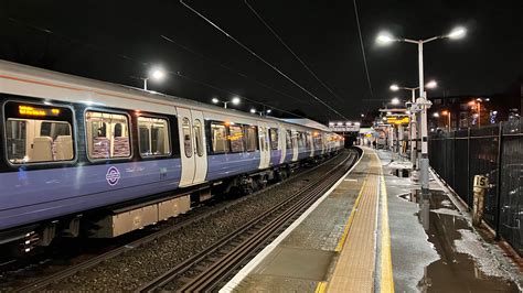 British Rail Class 345 Bombardier Aventra Electric Multiple Unit (EMU) train at Harold Wood ...