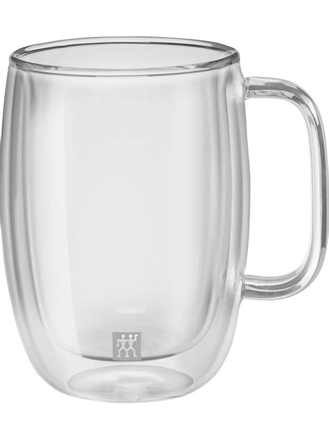 Ensemble de huit mugs en verre à double paroi Sorrento Zwilling