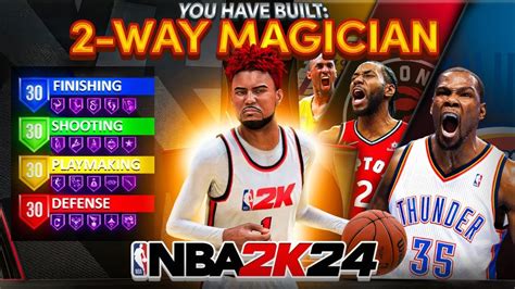 NEW 2 WAY MAGICIAN BUILD IS THE BEST BUILD ON NBA2K24 THIS GUARD