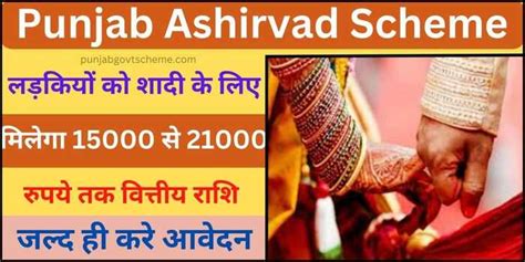 Apply Punjab Ashirwad Scheme 2025 पजब आशरवद यजन आवदन कस