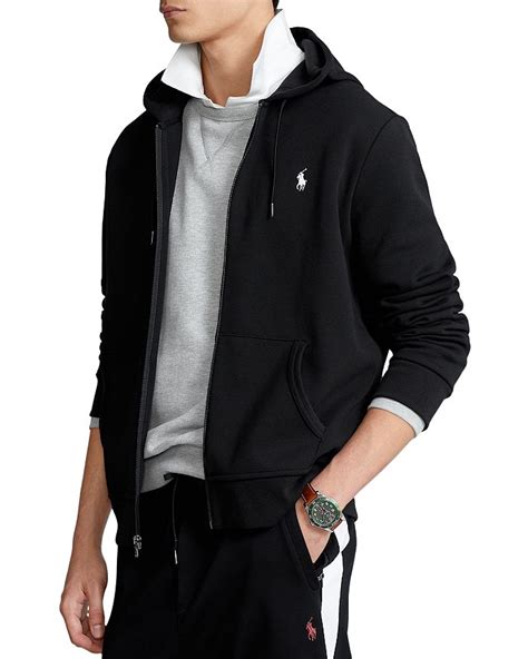 Polo Ralph Lauren Double Knit Full Zip Hoodie Bloomingdales