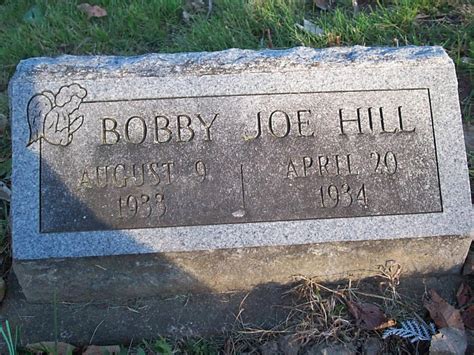 Bobby Joe Hill 1933 1934 Find A Grave Gedenkplek