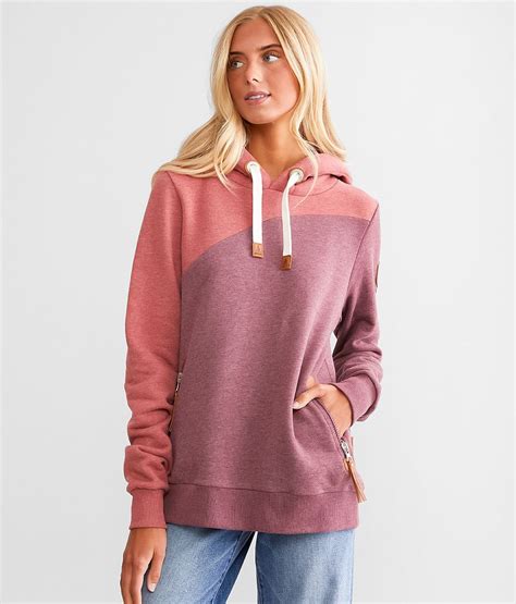 Wanakome Color Block Hooded Sweatshirt - Women's Sweatshirts in Deep ...