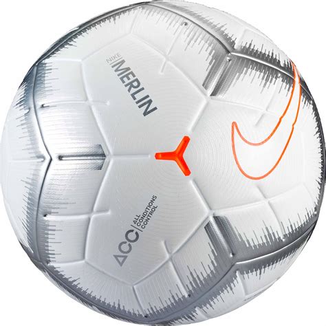 Nike Merlin QS Match Ball - White & Chrome - Soccer Master