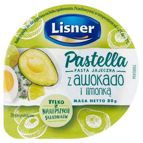 Lisner Pastella Pasta Jajeczna Z Awokado I Limonk G Torimpex Toru