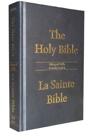 Amazon.com: French and English Parallel/Bilingual Bible (KJVBB ...