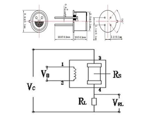 Mp4 Gas Sensor Mp 4 Methane Sensors Detecting Combustible Methane Air