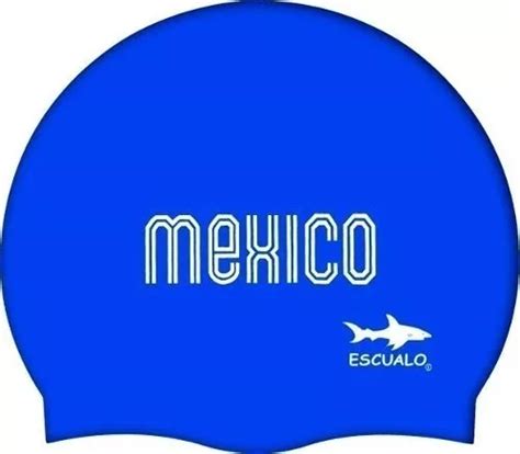 Gorras Natacion Adulto Modelo Mexico Azul Escualo Cuotas sin interés