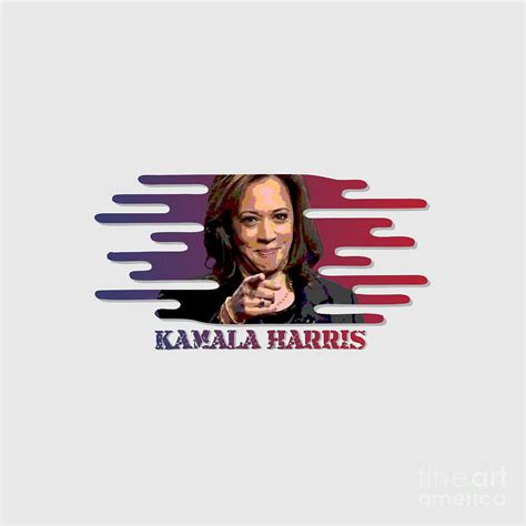 Kamala Harris Drawing By Victor C Perkins