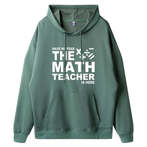 New Have No Fear The Math Teacher Is Here S Men Tops Fashion Funny