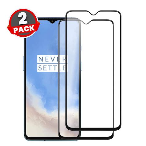 Case Plus Full Glue D Tempered Glass For OnePlus 7T Black Edge To