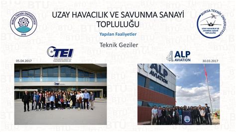 BURSA TEKNİK ÜNİVERSİTESİ UZAY HAVACILIK VE SAVUNMA SANAYİ TOPLULUĞU