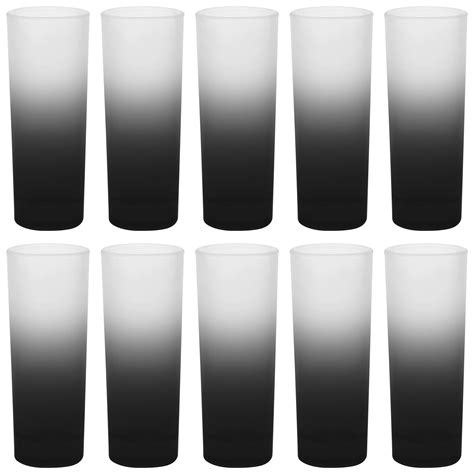 Colored And Frosted Tall Shot Glasses 2 Oz Set Of 12 Bulk Pack Great For Weddings Birthdays