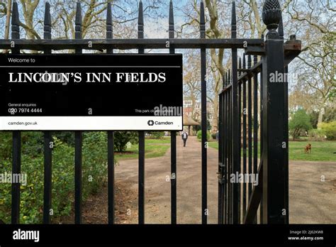 Lincolns Inn Fields Park Camden London England Stock Photo Alamy