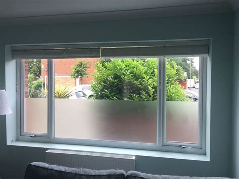 How To Apply Diy Privacy Window Film Twigandthistle