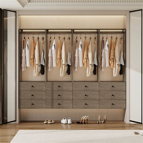 Rebrilliant Built in Closet Organizer Systems: Walk-in Closet Organizer