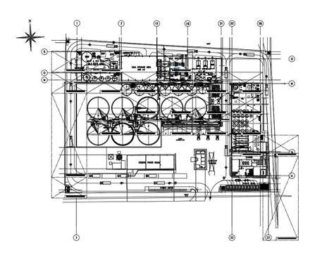 Factory Floor Plan Layout Cadbull