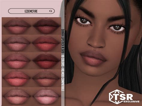 Dinah Lipstick N By Izziemcfire Sims Cc Makeup Makeup Cc The