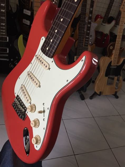 No Stock Fender Japan Exclusive Classic 60s Stratocaster Fiesta Red Gooswyn Guitar