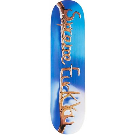 Supreme Other Authentic Supreme Fuck You Skateboard Blue Poshmark