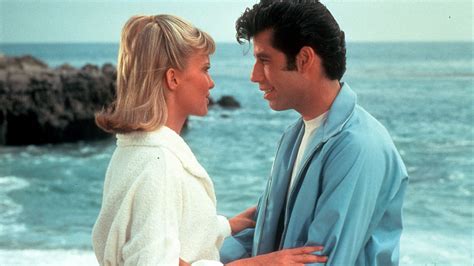 John Travolta Se Despide De Olivia Newton John Sandy Olsson En Grease