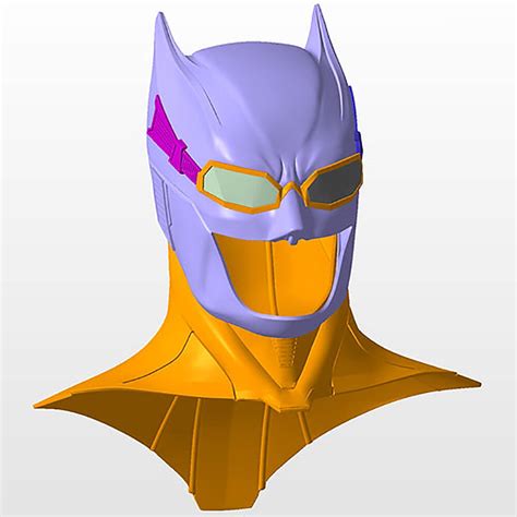 Batman Helmet 3d Model By 3dmodeldesigner