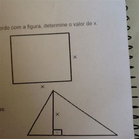 9 O Quadrado E O Triângulo Das Figuras Abaixo Tem A Mesma área Nessas